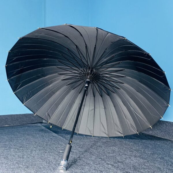 ২৪ শিকের প্রিমিয়াম ছাতা 003 ( Black Color )