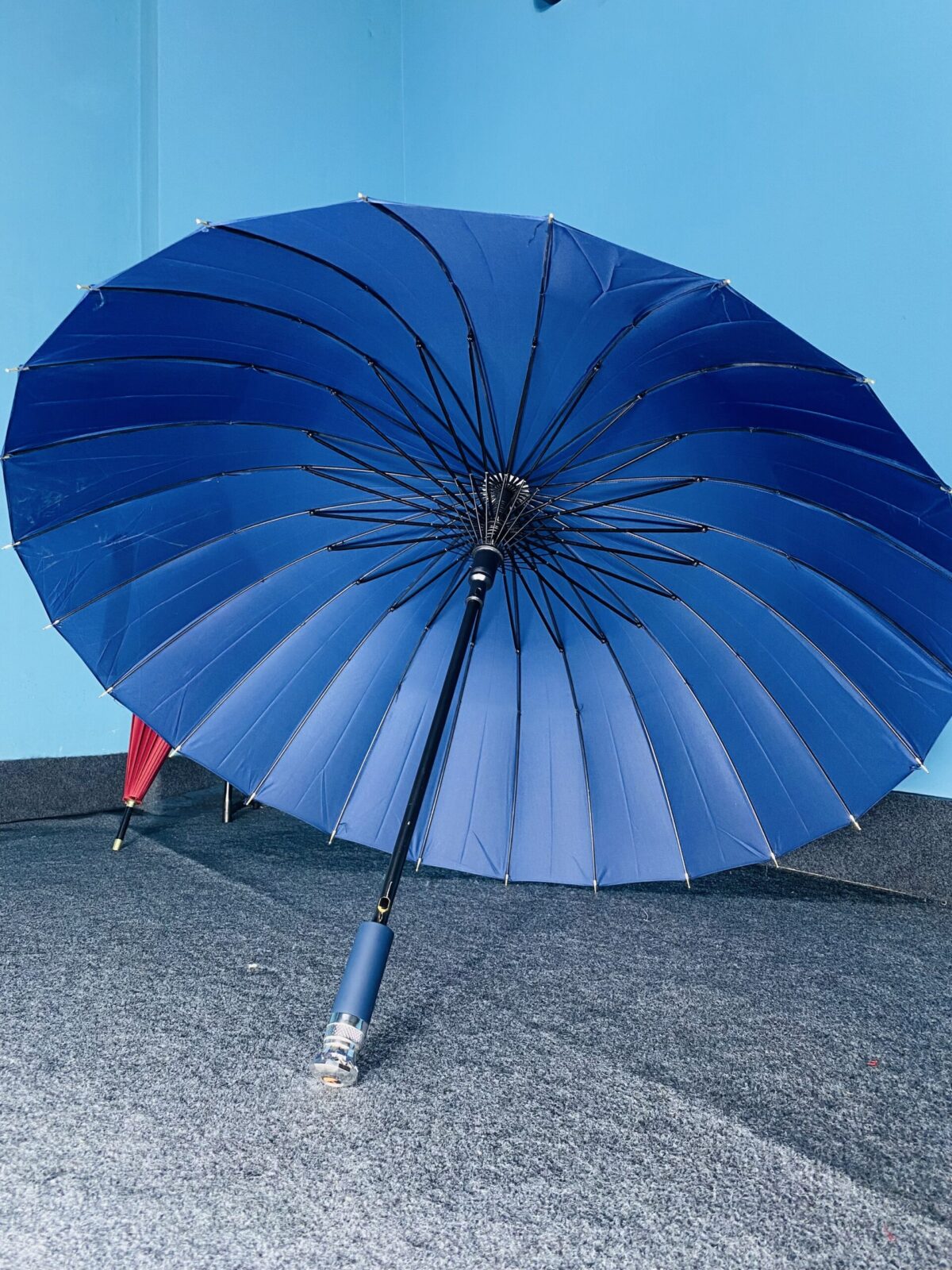 ২৪ শিকের প্রিমিয়াম ছাতা 005 ( Navy Blue Color )