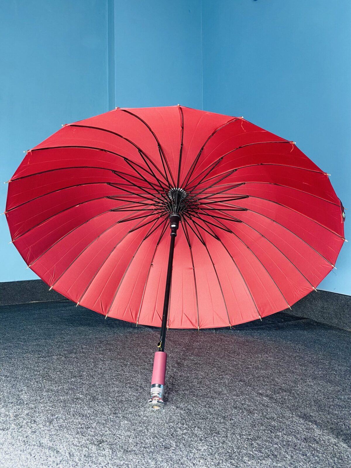 ২৪ শিকের প্রিমিয়াম ছাতা 001 ( Meroon Color )