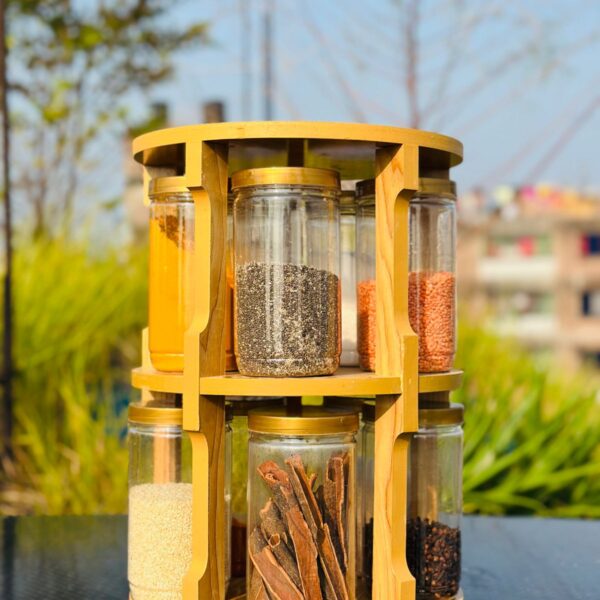 ১০ পিস ফুড গ্রেডেড প্লাস্টিক যার প্লাস স্ট্যান্ড