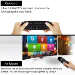 রিচার্জেবল ওয়ারলেস এয়ার মাউস টিভি রিমোট। - Image 3