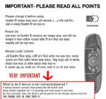 রিচার্জেবল ওয়ারলেস এয়ার মাউস টিভি রিমোট। - Image 4