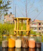 ১০ পিস ফুড গ্রেডেড প্লাস্টিক যার প্লাস স্ট্যান্ড - Image 2