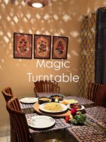 ডাবল লেয়ার ৩৬০° ঘূর্ণায়মান সার্ভিং ট্রে - Image 3