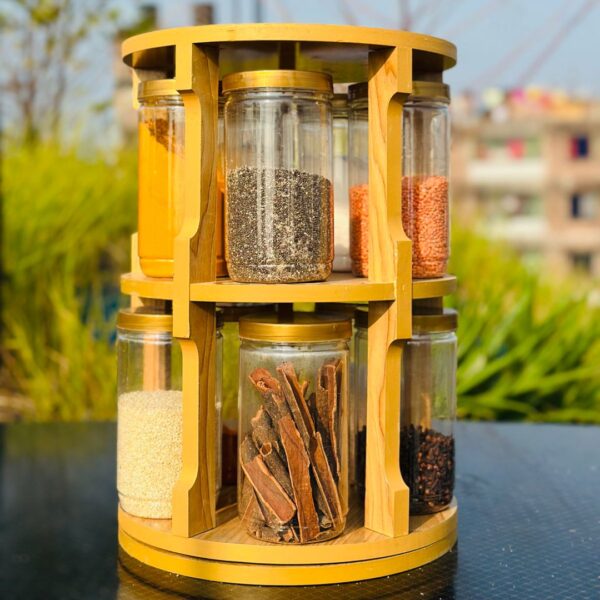 ১০ পিস ফুড গ্রেডেড প্লাস্টিক যার প্লাস স্ট্যান্ড