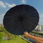 ( কালো ) ২৪ শিকের প্রিমিয়াম ছাতা