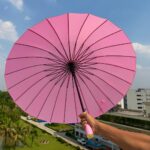 ( মিষ্টি গোলাপী ) ২৪ শিকের প্রিমিয়াম ছাতা