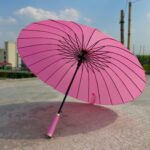 ( মিষ্টি গোলাপী ) ২৪ শিকের প্রিমিয়াম ছাতা - Image 2