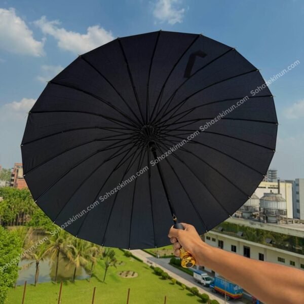 ( কালো ) ২৪ শিকের প্রিমিয়াম ছাতা