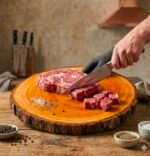 প্রিমিয়াম মেহগনি উড ন্যাচারাল চপিং বোর্ড