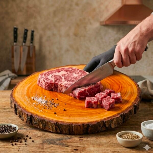 প্রিমিয়াম মেহগনি উড ন্যাচারাল চপিং বোর্ড