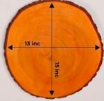 প্রিমিয়াম মেহগনি উড ন্যাচারাল চপিং বোর্ড - Image 2